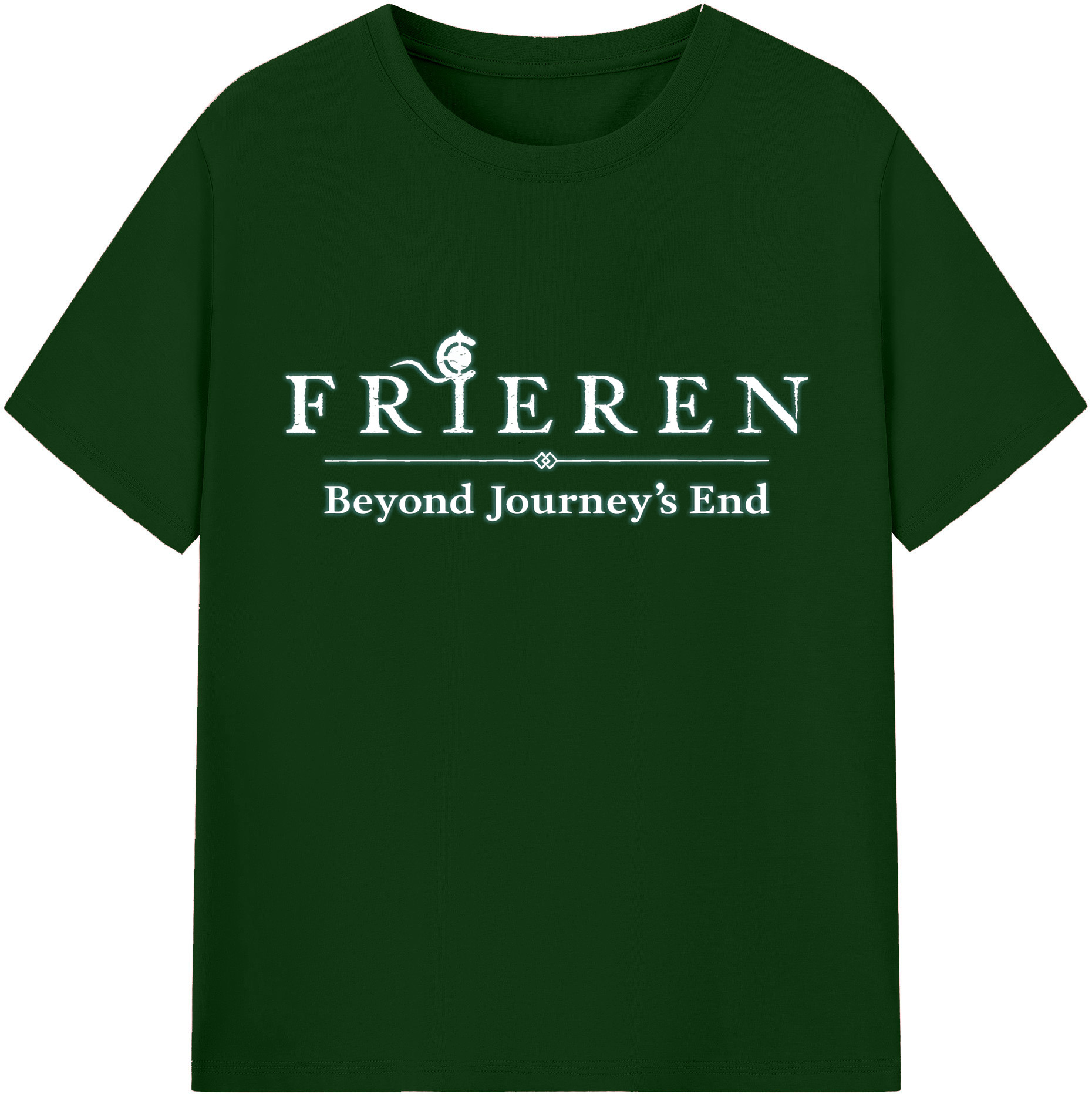 （画像用） 葬送のフリーレン Frieren 綿100％半袖Tシャツ（フロントプリント）